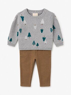 NWT First Impressions Baby Boy 2 Piece Outfit Set Size 6-9 Months Winter Sweater